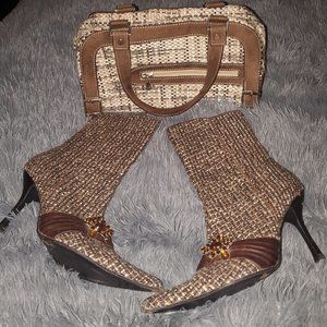 Steve Madden Boots and matching purse